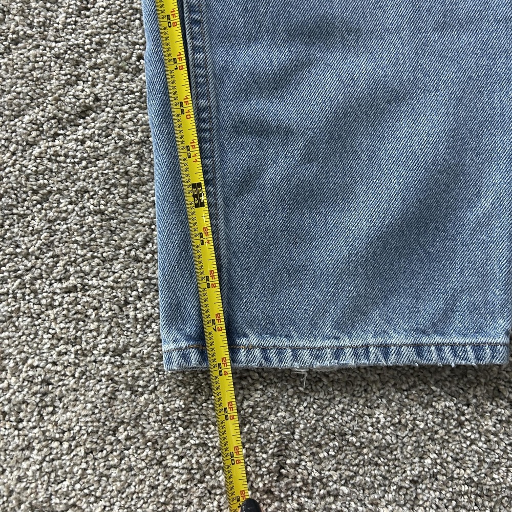 L.L. Bean Jeans Mens 38x29 Light Wash Blue Denim Classic Straight Casual Pants - Picture 8 of 10